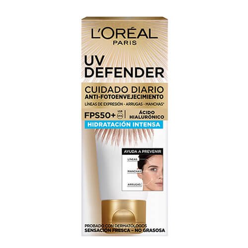 UV Defender Cuidado Facial Anti-Fotoenvejecimiento Hidratación Intensa Pack